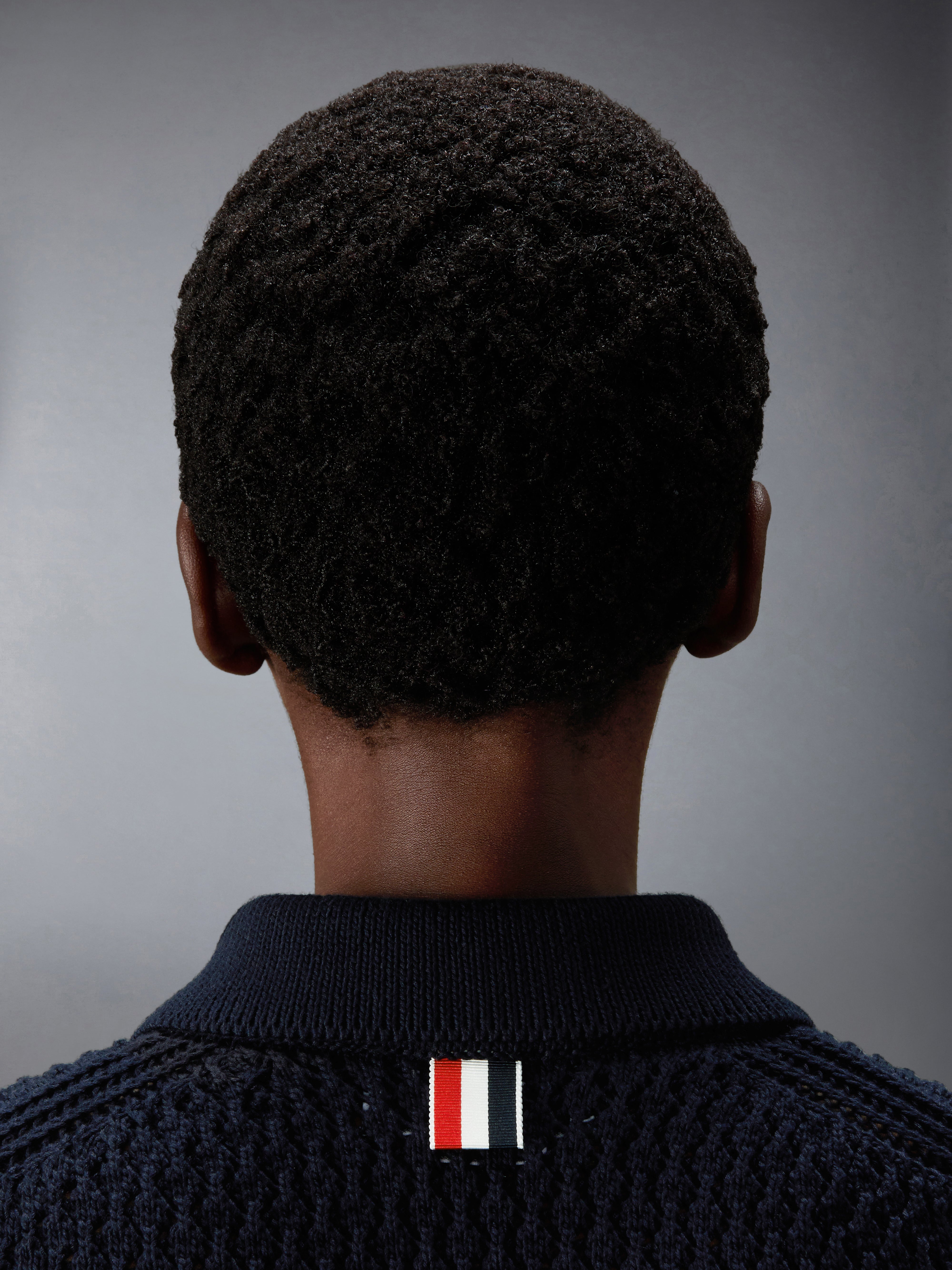 Hector Pointelle Short Sleeve Cardigan | Thom Browne