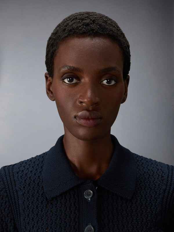 HECTOR POINTELLE SHORT SLEEVE CARDIGAN - image 6