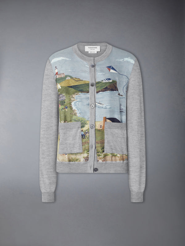 NANTUCKET SCENIC CASHMERE SILK CARDIGAN - featured image