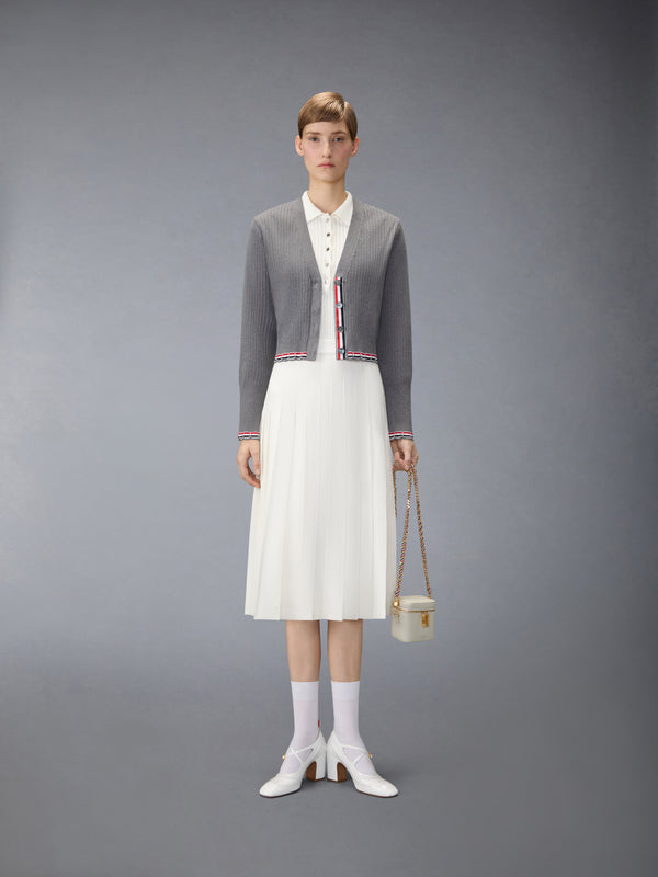 POINTELLE RIB STITCH CARDIGAN - image 3