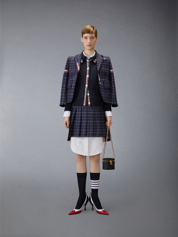 DONEGAL RWB STRIPE HECTOR POINTELLE CARDIGAN - image 3
