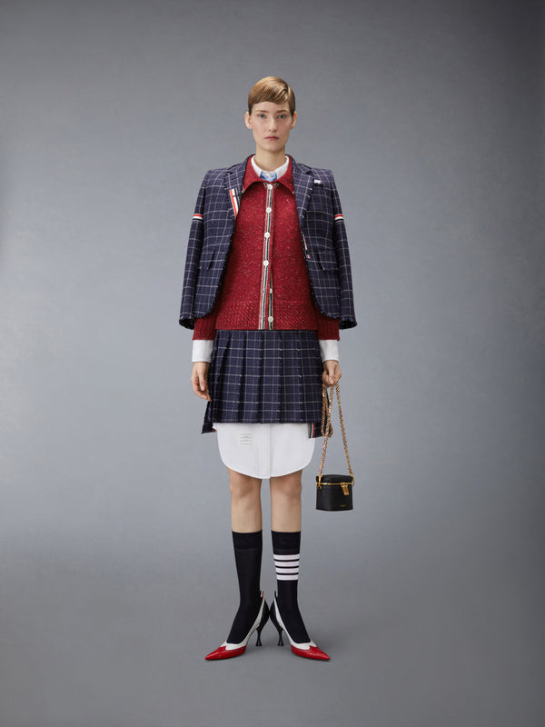 DONEGAL RWB STRIPE HECTOR POINTELLE CARDIGAN - image 3