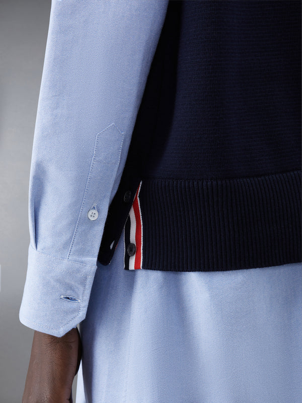 Cotton Milano and Oxford 4-Bar V-Neck Tee and Shirtdress Combo - image 7