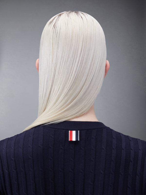 COTTON PLEATED CRICKET STRIPED CABLE DRESS - image 6