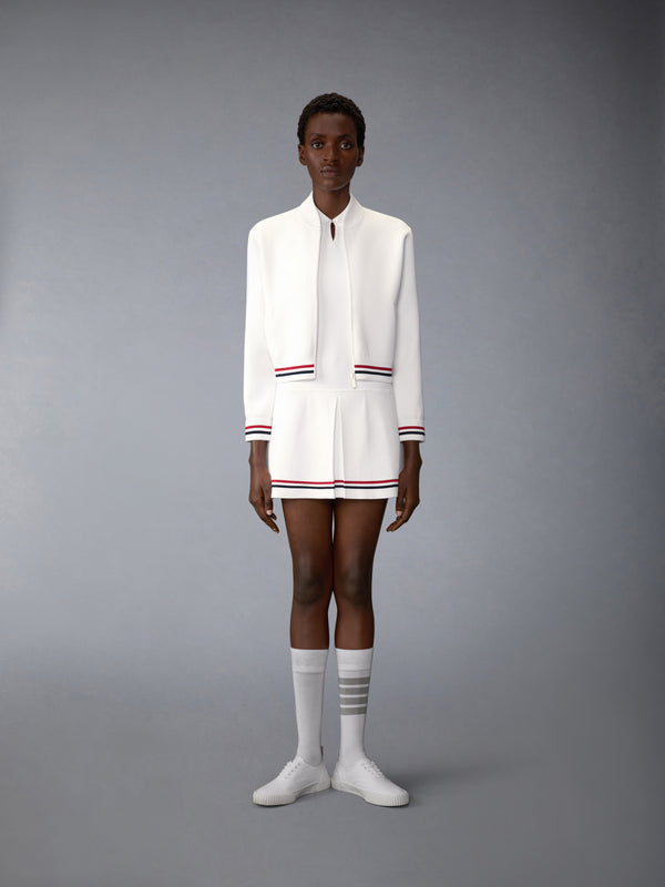 STRETCH VISCOSE RWB STRIPE MINI TENNIS DRESS - image 4