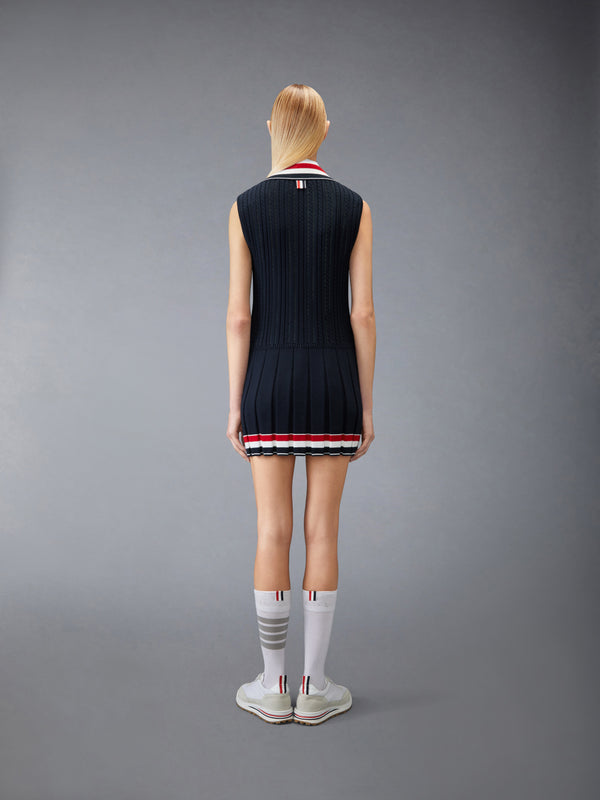 CRICKET RWB STRIPE BABY LADDER CABLE MINI DRESS - image 4