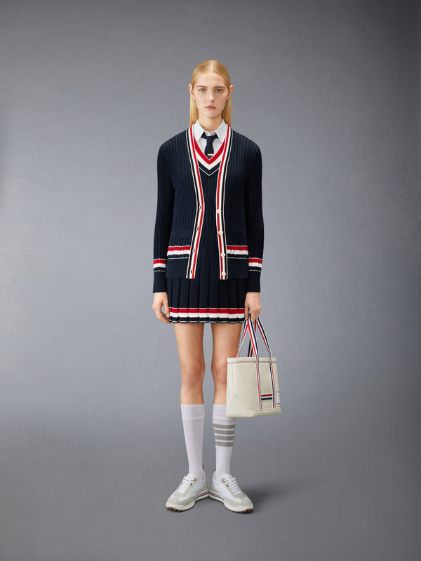 CRICKET RWB STRIPE BABY LADDER CABLE MINI DRESS - image 5