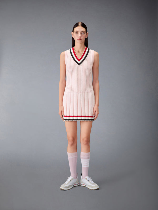 CRICKET RWB STRIPE BABY LADDER CABLE MINI DRESS - image 2
