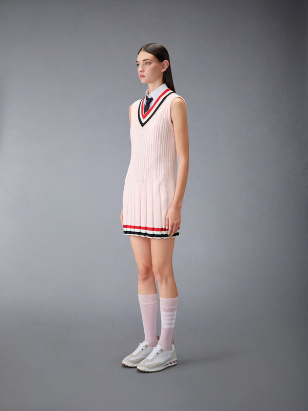 CRICKET RWB STRIPE BABY LADDER CABLE MINI DRESS - image 3