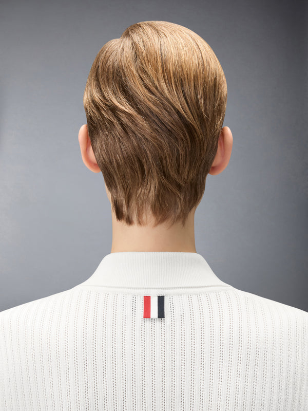 POINTELLE RIB STITCH POLO DRESS - image 5