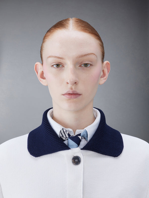 COTTON CASHMERE POLO COLLAR POCKET JACKET - image 5