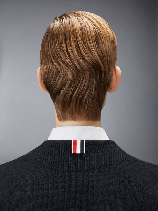 MERINO WOOL 4-BAR TROMPE L'OEIL CARDIGAN JACKET - image 4