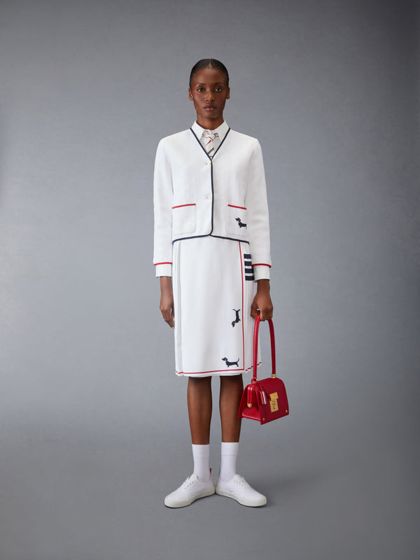 4-BAR PLEATED  HECTOR SKIRT - image 4