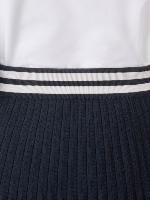 PLISSE MERINO WOOL SILK SKIRT - image 5