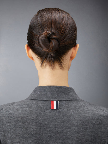 ウール 4BAR リラックスフィット ポロシャツ