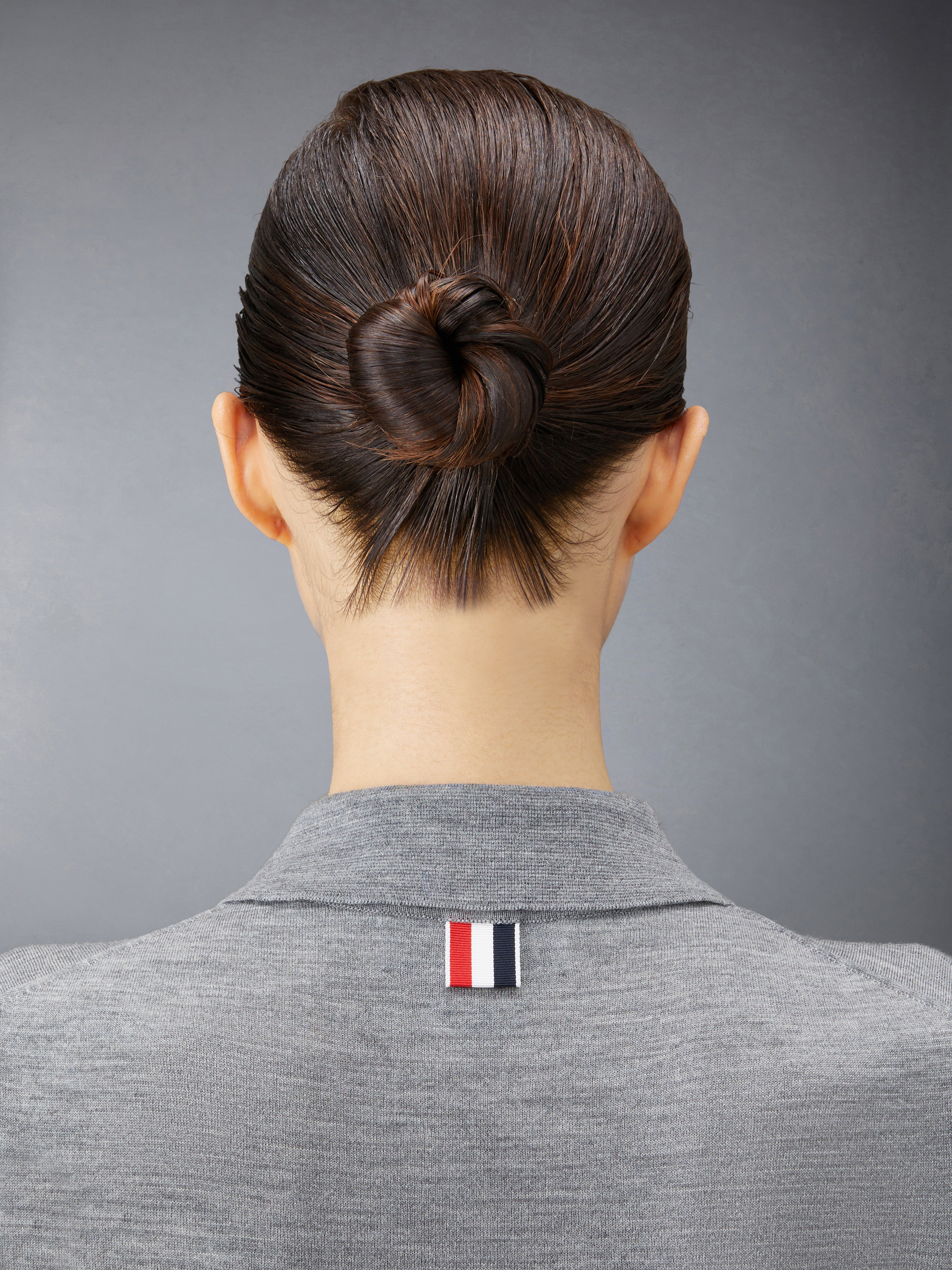 ウール 4BAR リラックスフィット ポロシャツ | Thom Browne