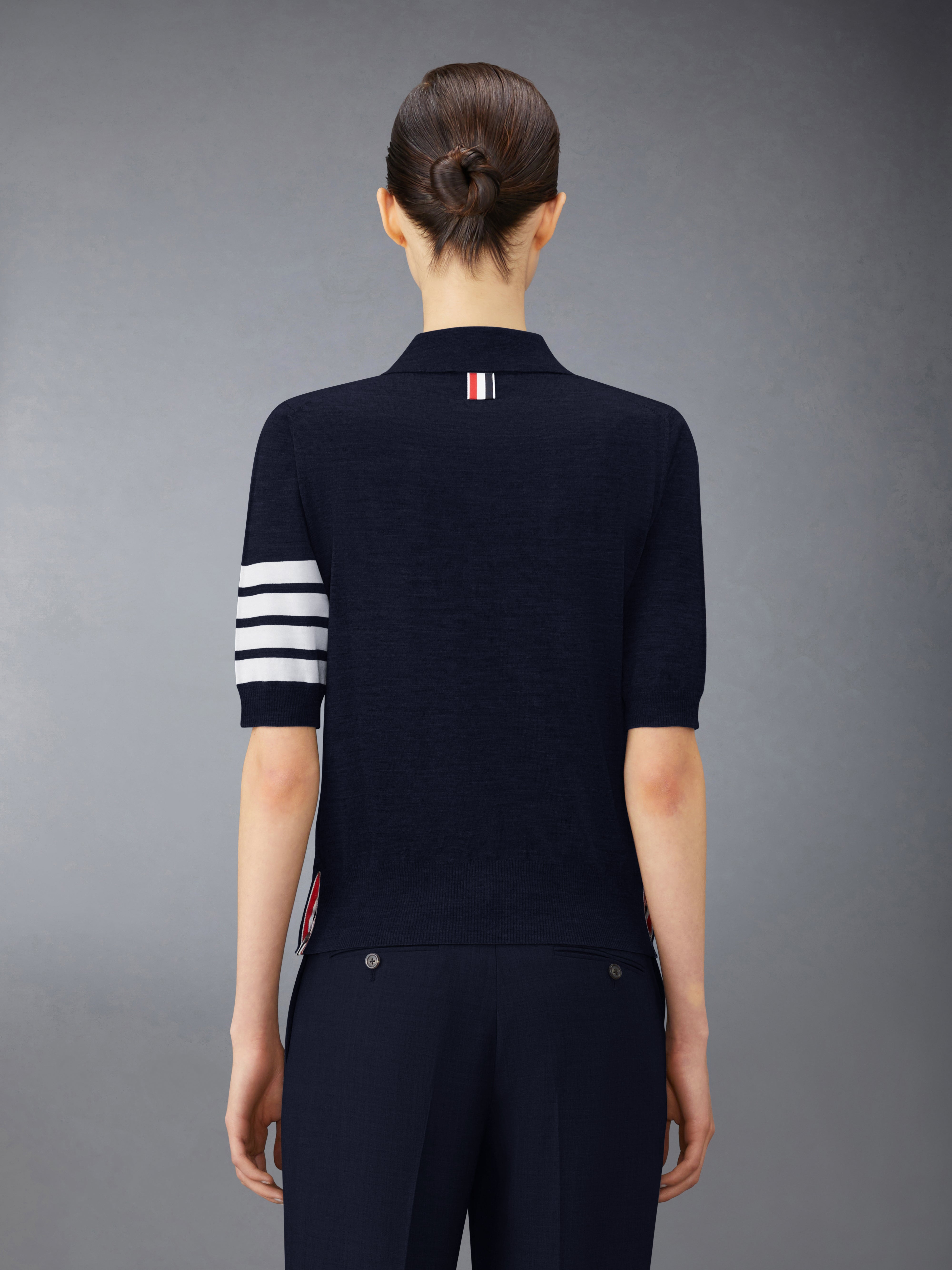 ★THOM BROWNE★フォー バー ロング スリーブ ポロ ニット BEAMS HEART（ビームス ハート）【EXCLUSIVE】PENNEY'S / FOX