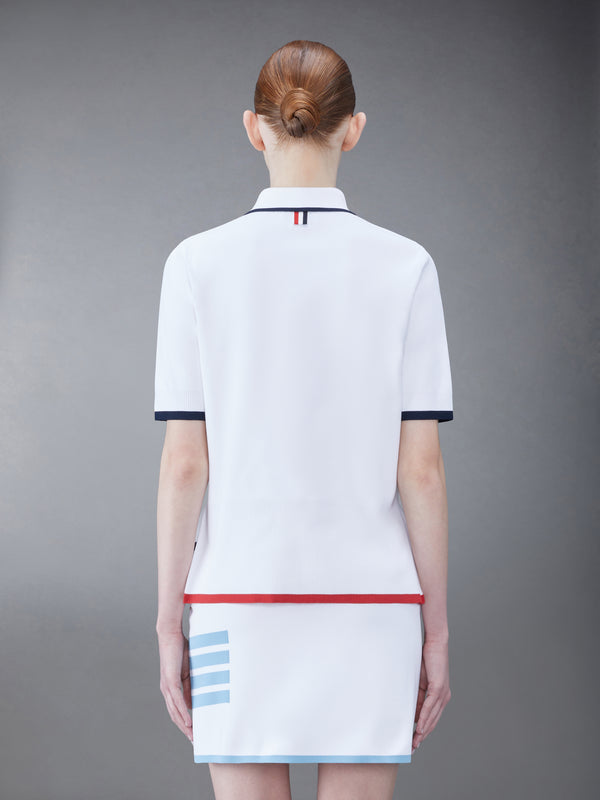 VISCOSE TIPPING POLO - image 2