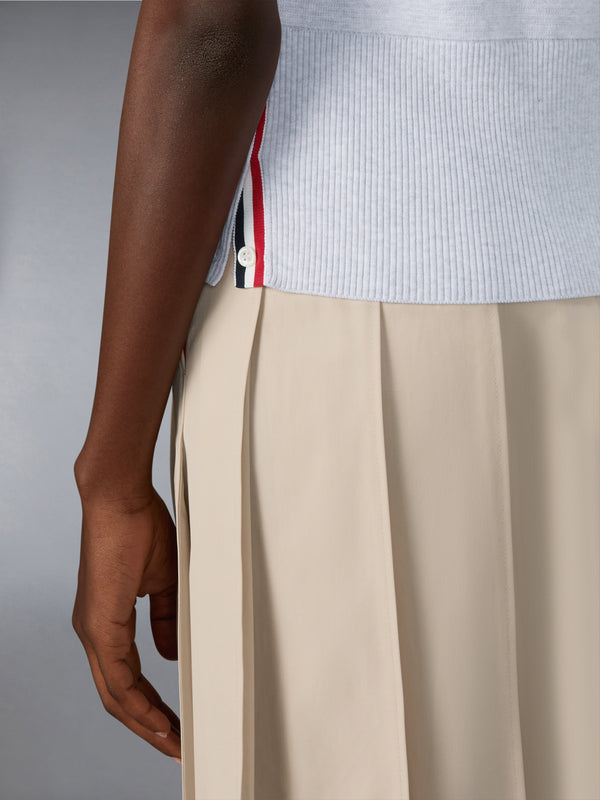 MILANO STITCH 4-BAR SLEEVELESS POLO - image 4