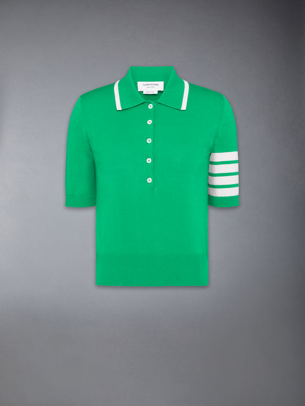 HECTOR INTARSIA 4-BAR JERSEY STITCH POLO - featured image