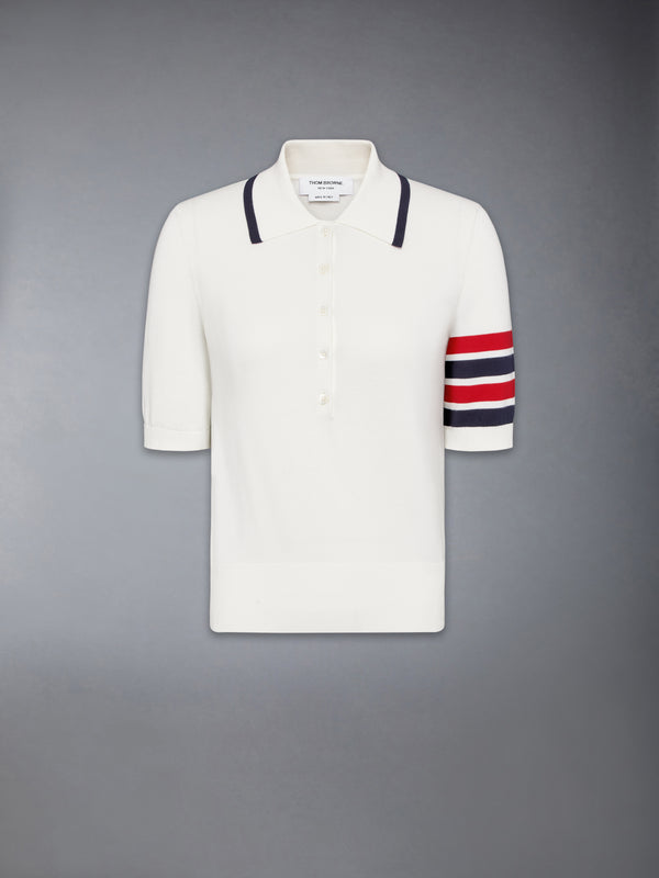 HECTOR INTARSIA 4-BAR JERSEY STITCH POLO - featured image