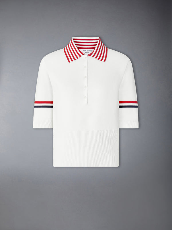 RWB STRIPE JACQUARD LOBSTER POLO - featured image