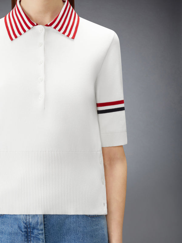 RWB STRIPE JACQUARD LOBSTER POLO - image 5