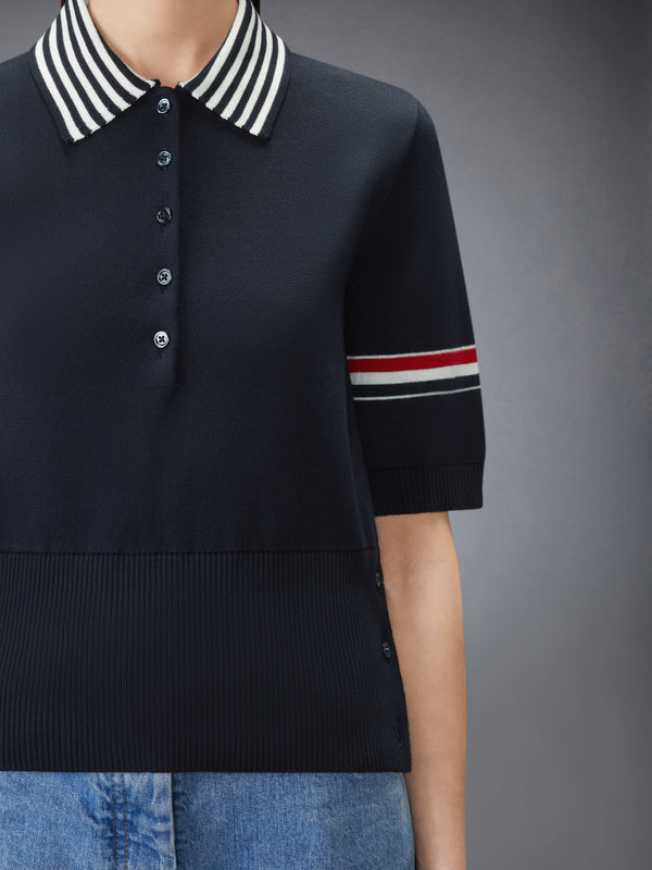 RWB STRIPE JACQUARD LOBSTER POLO - image 5