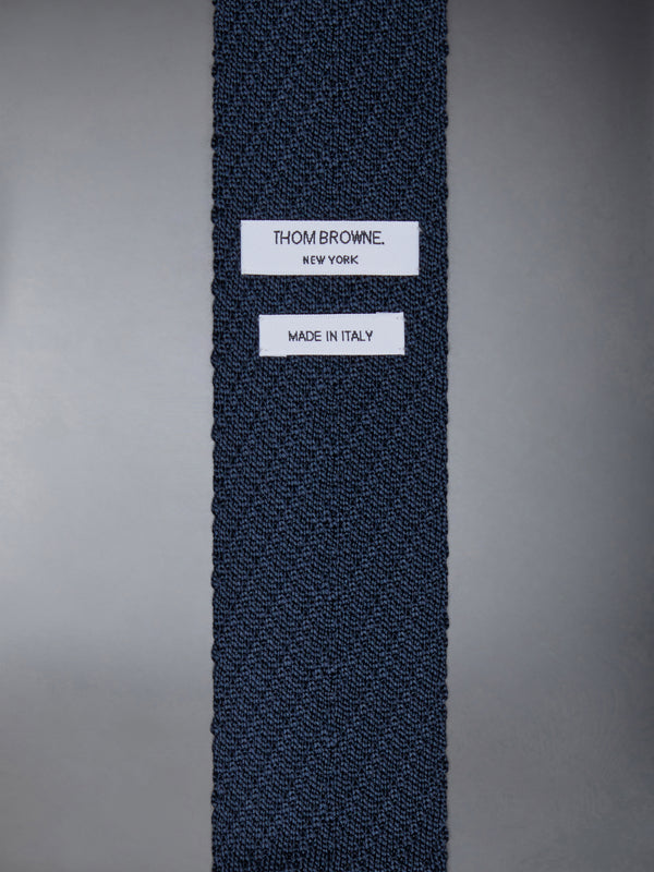 Silk Twill Stitch 4-Bar Tie Scarf - image 3