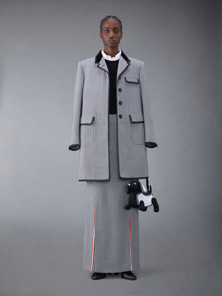 Cashmere Cropped Crew Neck Shell Top BLACK