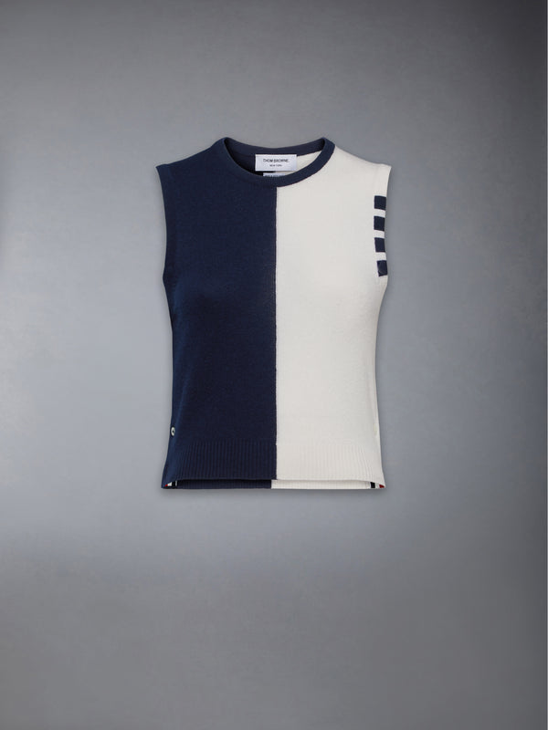 CASHMERE 4-BAR CROPPED SHELL TOP - featured image