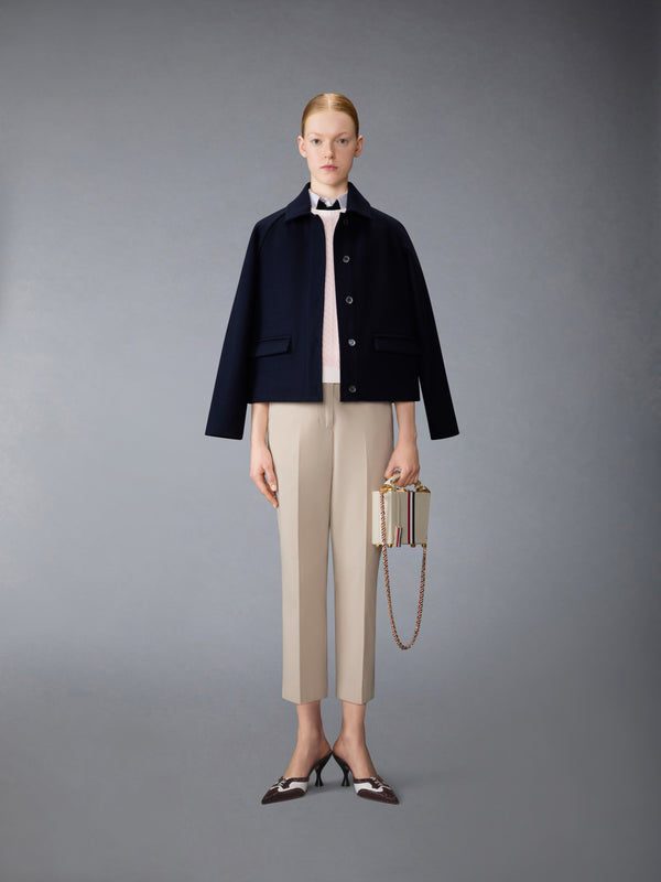 캐시미어 베이비 케이블 스티치 쉘 탑 - image 3