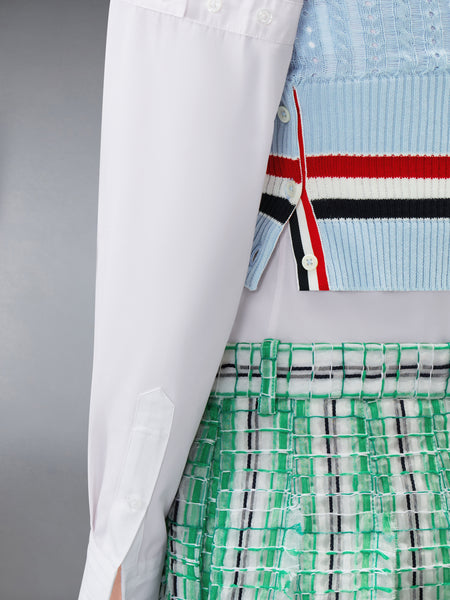 クリケット RWB ストライプ ベビー ラダーケーブル シュリンク ベスト ライト ブルー