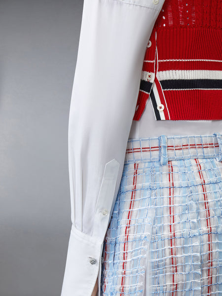 クリケット RWB ストライプ ベビー ラダーケーブル シュリンク ベスト 赤