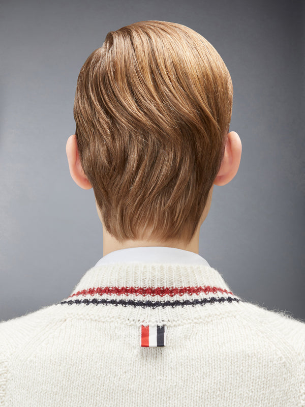 DONEGAL RWB STRIPE HECTOR POINTELLE VEST - image 4
