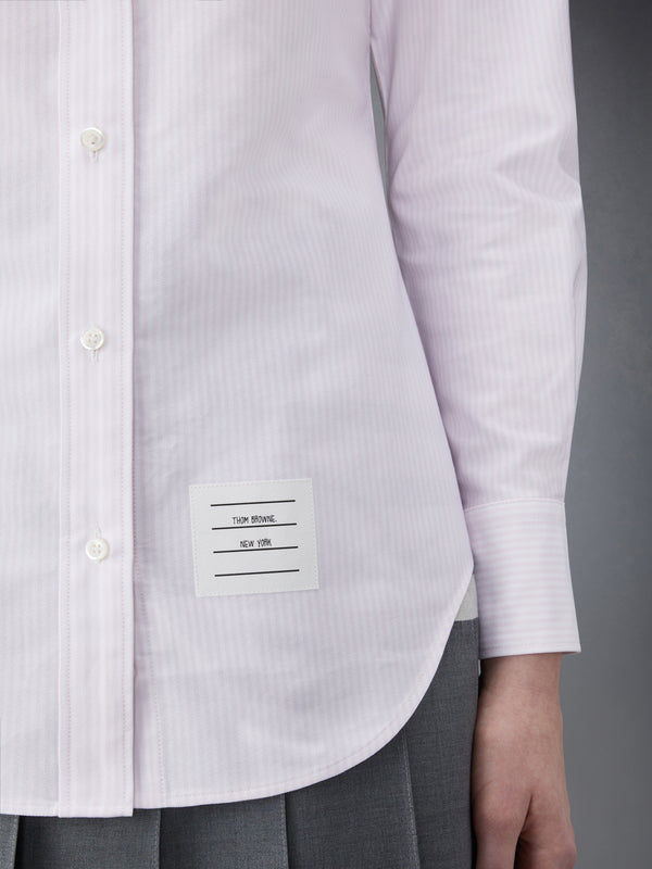 STRIPE OXFORD ARMBAND CLASSIC ROUND COLLAR SHIRT - image 6