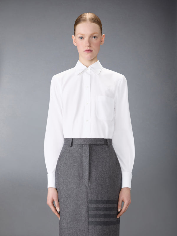 SOLID POPLIN FRENCH CUFF SHIRT - image 1