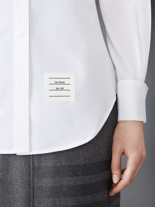 Solid Poplin French Cuff Shirt Thom Browne