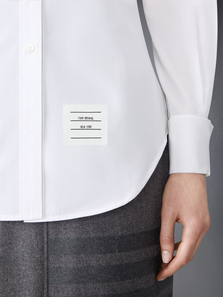 SOLID POPLIN FRENCH CUFF SHIRT