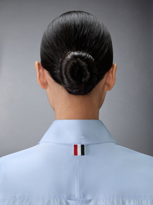 SOLID POPLIN CREST EMBROIDERY ARMBAND SUPERSIZED SHIRT - image 5