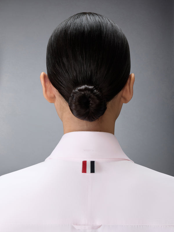 SOLID POPLIN CREST EMBROIDERY ARMBAND SUPERSIZED SHIRT - image 4