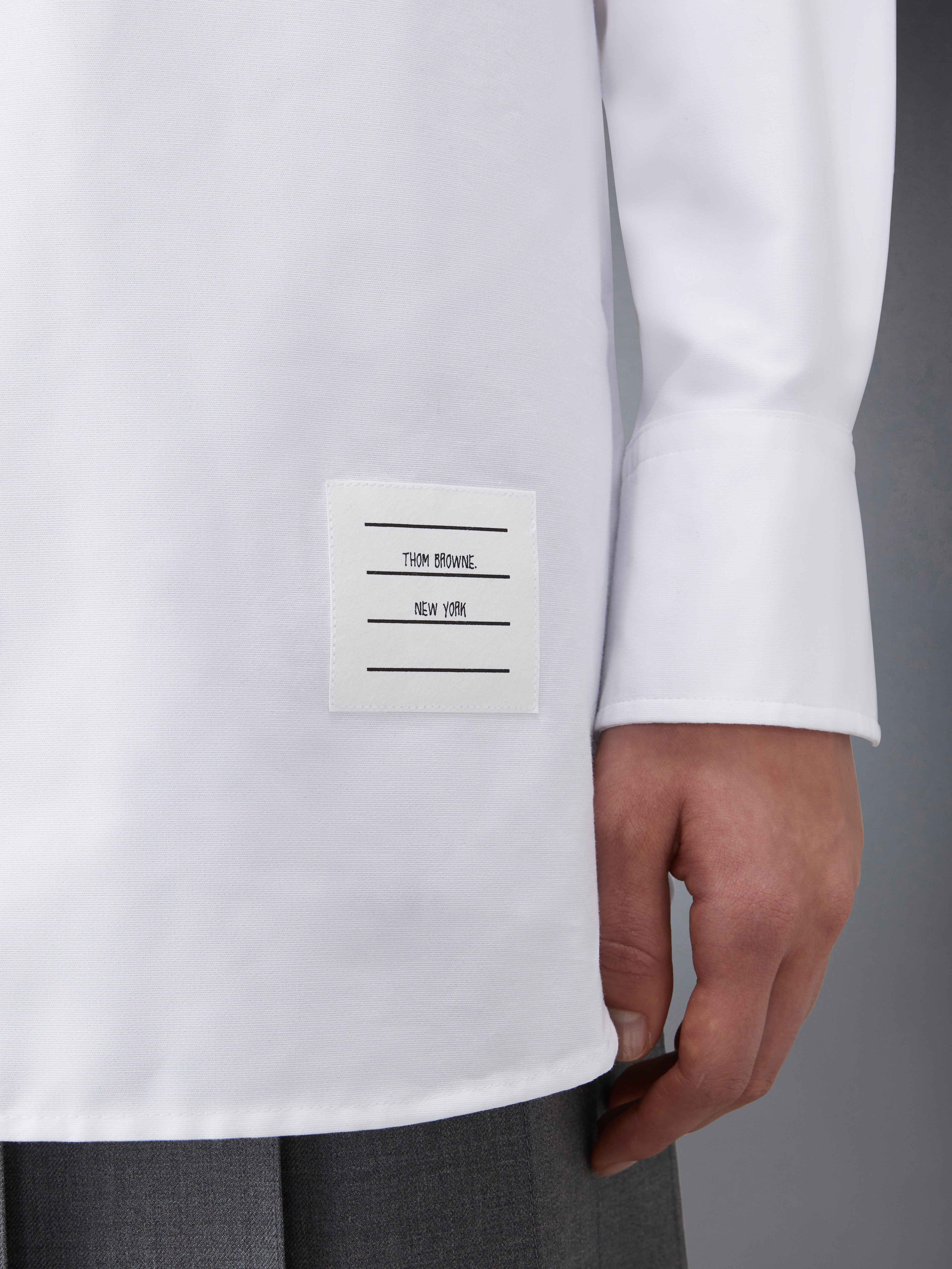 Oxford 4 Bar Bow Tie Blouson | Thom Browne