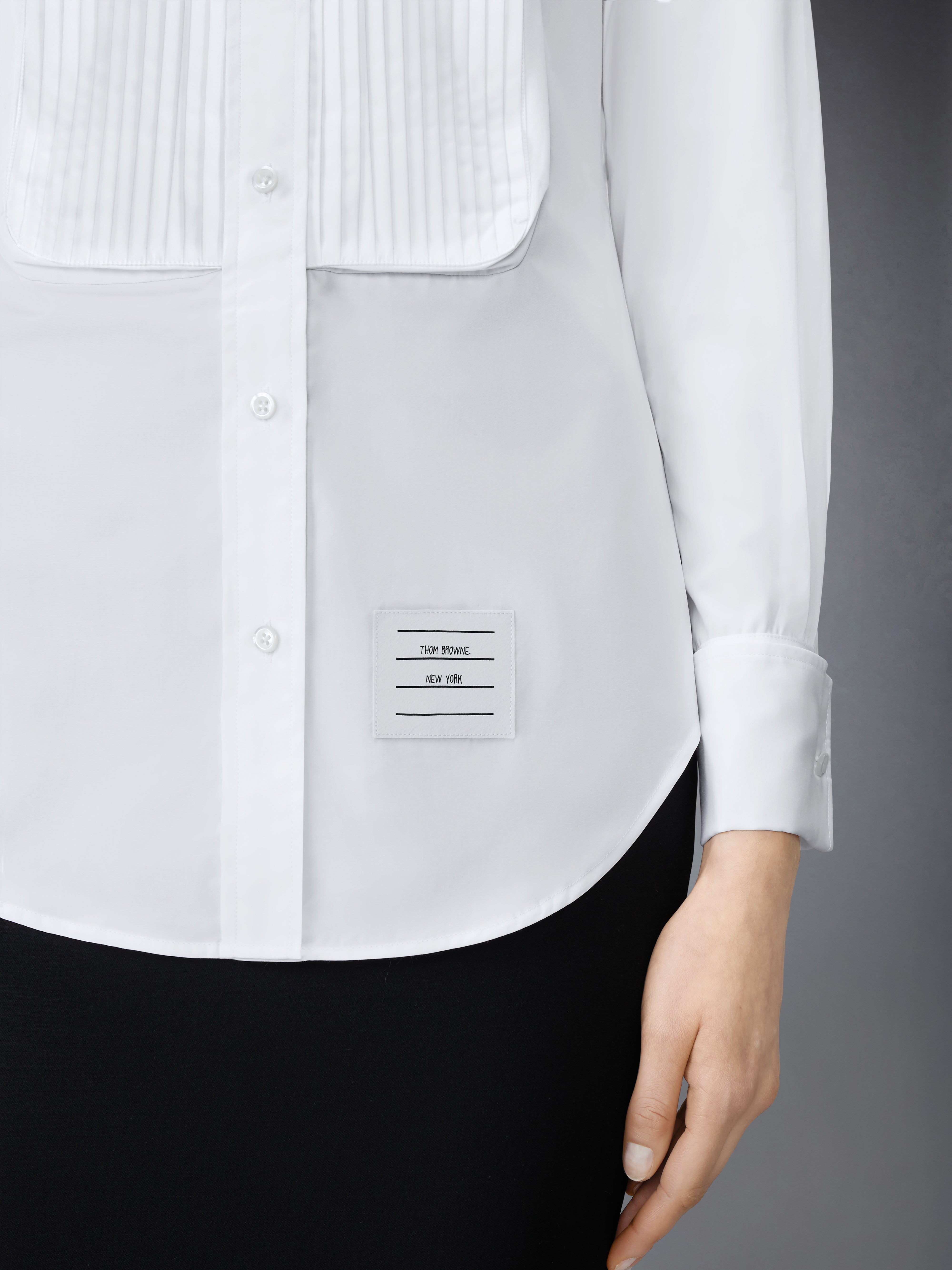 Poplin French Cuff Shirt | Thom Browne