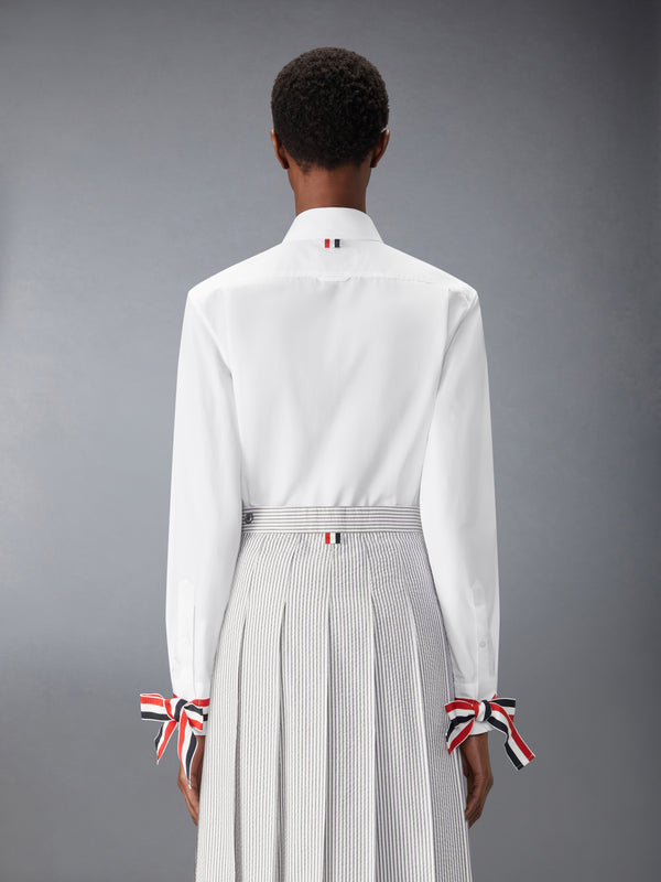 POPLIN SHIRT WITH SCARF CUFF - image 3