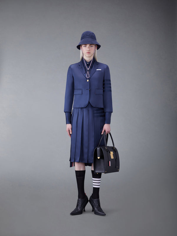 SILK TWILL 4-BAR OVERSIZED SHIRT - image 5