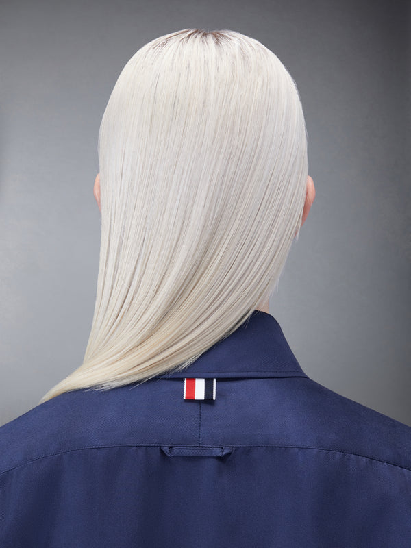 SILK TWILL 4-BAR OVERSIZED SHIRT - image 6