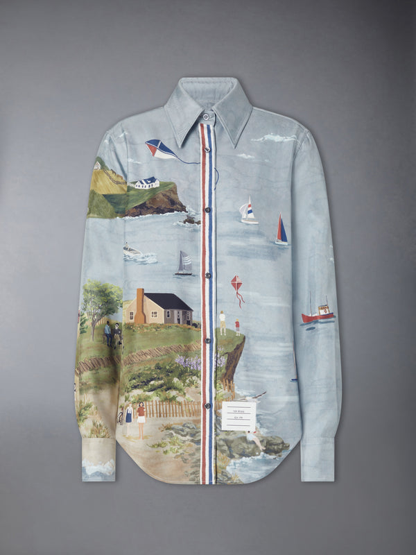 nantucket dress shirts Nantucket Island Time Tee Ivory / XL