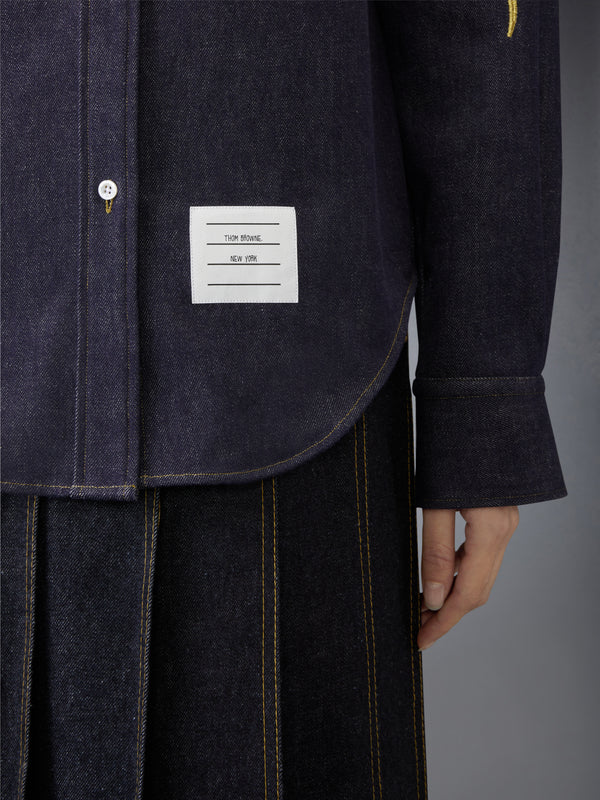 LUNAR NEW YEAR EASY FIT DENIM SHIRT - image 4