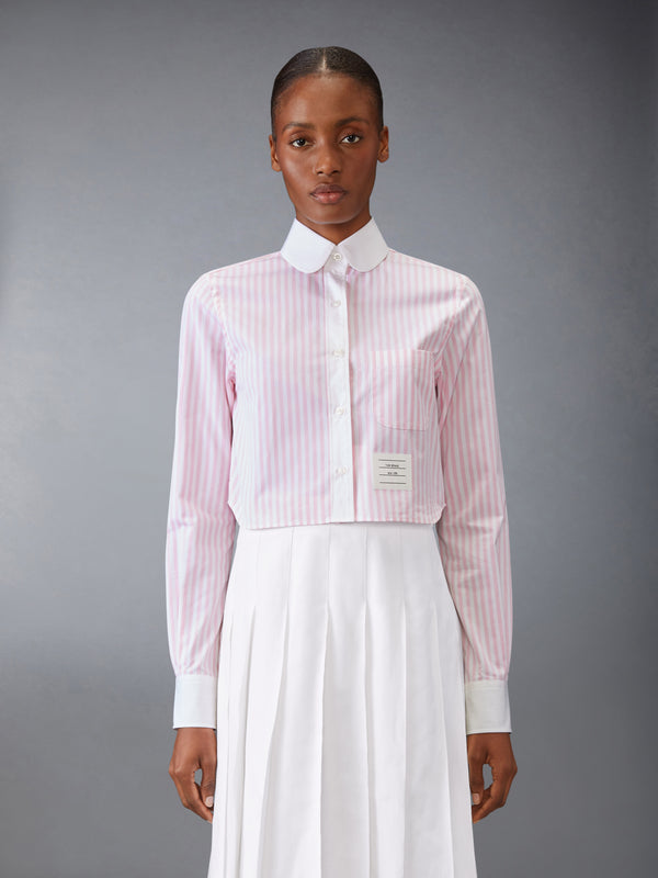 CLASSIC POPLIN CROPPED SHIRT - image 1