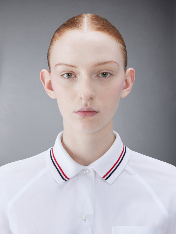 POPLIN BOX PLEAT SHIRT - image 4